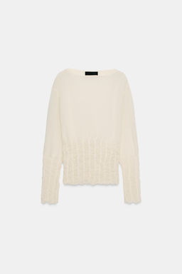 JERSEY PUNTO NIDO DE ABEJA / Crudo - Zara фото 6