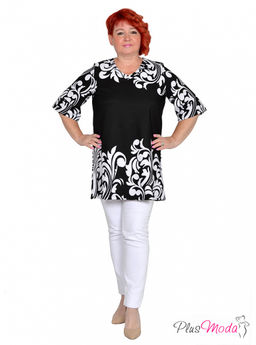 Туника Модель №1802 размеры 44-84 - Plusmoda фото 10