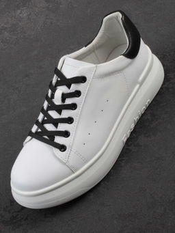 03-YC151-2 WHITE Кроссовки женские (натуральная кожа)