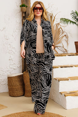 Костюм LaKona 11582 черно-белый  фото 3