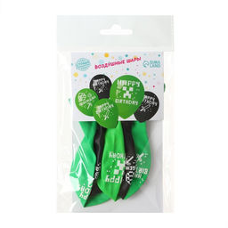 Цена за 2 шт. Воздушные шары латексные 12" «Побеждай», 5 шт.