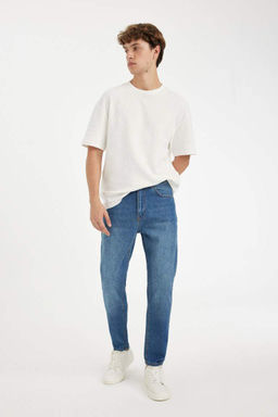 Облегающие джинсовые брюки скинни с высокой талией в стиле 90-х - Defacto фото 5