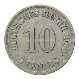 10 пфеннигов 1900 года A Германия