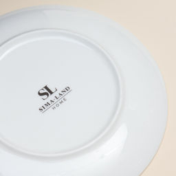 Десертная тарелка SL Home «Фете дэ ла мойсон», d=15 см, фарфор, белая