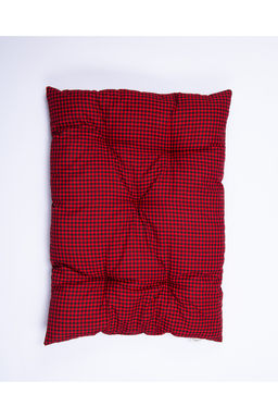 Pet K?rm?z? Potikare Desenli Ici Dolgulu Kedi Ve Kopek Yatag? 50x70cm TPHAW26KK00005