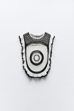 RUFFLED CROCHET TOP - Zara фото 6