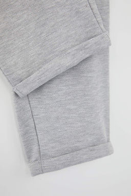 TRENDYOL MAN Bej Regular Fit Orme Esnek Rahat Beli Baglamal? Lastikli Duble Paca Kumas Pantolon TMNAW25PL00002 - Trendyolmilla фото 24