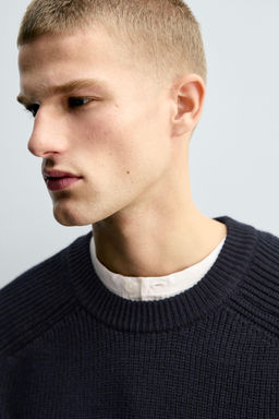 TEXTURED BOXY FIT JUMPER - Zara фото 5