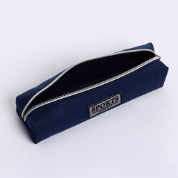 Косметичка-пенал на молнии Sports happy, синяя - Simaland фото 3