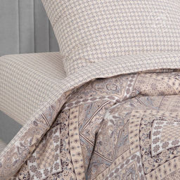 Постельное белье Италия с простынью на резинке (поплин DE LUXE) 2,0 сп./Пододеяльник: 1 шт. - 215*175; Простыня на резинке: 1 шт. - 200*160; Наволочка: 2 шт. - 70*70; DE LUXE с простынью на резинке - Артпостель фото 4