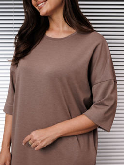 Платье Azzara 10000К коричневый - Michel chic фото 6