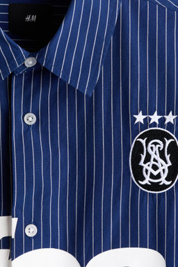 Camisa en popelina de algod?n Relaxed Fit - H&m фото 7