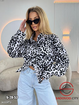Рубашка женская с принтом