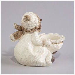 ПОДСВЕЧНИК АНГЕЛ 12,8Х10,3Х12 СМ - Lefard фото 3