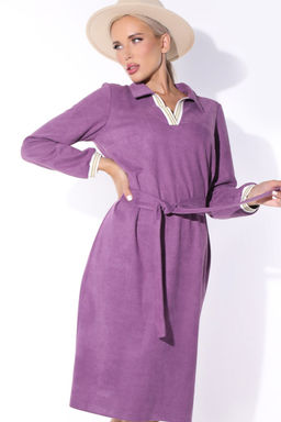 Платье Поло (ежевика) - Эльза фото 2