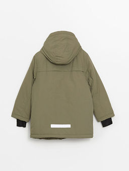 Kap??onlu Reflekt?r Detayl? Erkek ?ocuk Mont - Waikiki фото 2