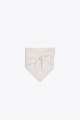 METALLIC THREAD HALTER TOP - Zara фото 11