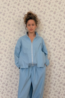 Жакет женский ЗЕФИР120/01/Голубой - M&G all natural фото 3