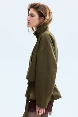 Chaqueta de sarga con cord?n de ajuste - H&m фото 4