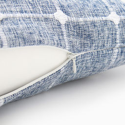 Наволочка декоративная Этель Квадраты цвет синий,45х45 см полиэстер  фото 10