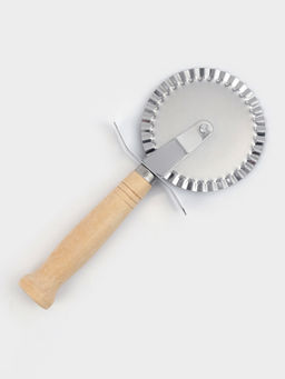 Нож для пиццы и теста Доляна Классик, 18.5 см, коррозионностойкая сталь, ребристый, бежевый  фото 4