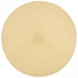 Салфетка под горячее (термосалфетка) Круглая д38см, ПВХ, цвет - персиковый (Китай)