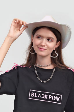 Карнавальная шляпа "Диско" розовый жемчуг, перломутр р-р 56-58