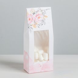 Цена за 5 шт. Коробка складная With Love, 6 14,5 3,5 см - Дарите счастье фото 2