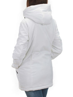 BM-511 WHITE Куртка демисезонная женская АЛИСА (100 гр. синтепон) - Фабричный китай фото 4
