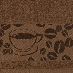 Полотенце кухонное махровое, набор 3шт: 35х60см, гладкокрашенное, 350г/м2, салатовый/фуксия/коричневый (Россия)