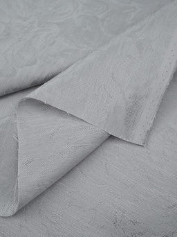 Лен с вискозой жаккард Севилья цв.серый металлик, ш.1.6м, лен-48%, вискоза-52%, 160гр/м.кв - Купава фото 6