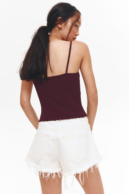 Top de tirantes con ribete de encaje - H&m фото 9