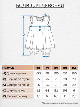 Боди (песочник) для девочки 41128 Lets go - Let's go фото 2