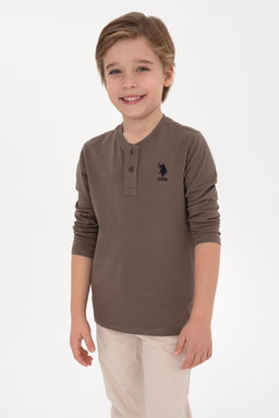 Erkek _ocuk Vizon Bisiklet Yaka Sweatshirt Sepette S_rpriz _ndirim - U.s. polo assn фото 4