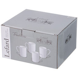 НАБОР КРУЖЕК LEFARD TRADITIONS 4 ШТ. 400МЛ  фото 2