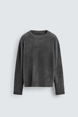 JERSEY CEPILLADO BOXY FIT / Gris medio - Zara фото 7