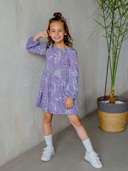 Платье Моана маки лаванда - Sovalina фото 6