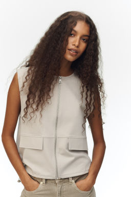 Top de punto con cord?n de ajuste - H&m фото 3