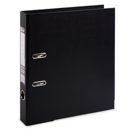 Expert Complete Регистратор PVC, 2-х стороннее покрытие, мет.уг. 50 мм 10 шт. Premier A4 арочный механ. лён черный ЕС100261001