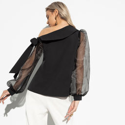 Блуза Стиль звезды (блэк) - Charutti фото 4