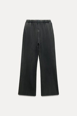 WASHED-EFFECT BAGGY TROUSERS - Zara фото 5
