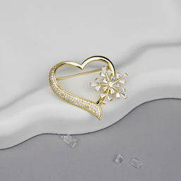 Брошь Арт. 3V-7436-Y - MyGemma фото 3