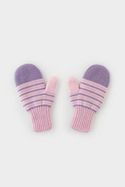 КВ 10009/24ш/розовая сирень,св.сиреневый варежки дет