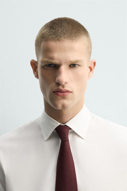 CORBATA 100%  LANA / Granate