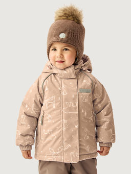 Костюм 7з0426 пудра/какао