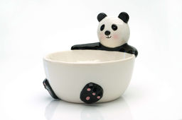 Тарелка глубокая керамическая Panda bowl, 13 х 15 х 15 см