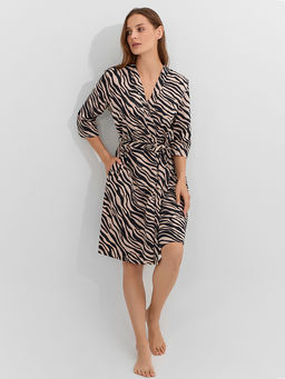 Пеньюар женский с анималистическим принтом - Mark formelle фото 6