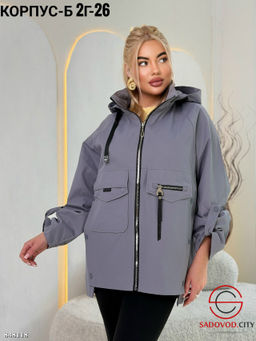 Ветровка женская с капюшоном - Bruno фото 3