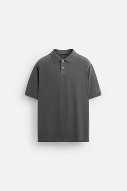 WASHED PIQU_ POLO SHIRT - Zara фото 7