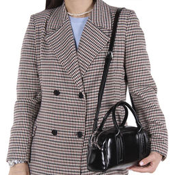 Сумка женская кожаная 7241PE black Polina&Eiterou в Новосибирске